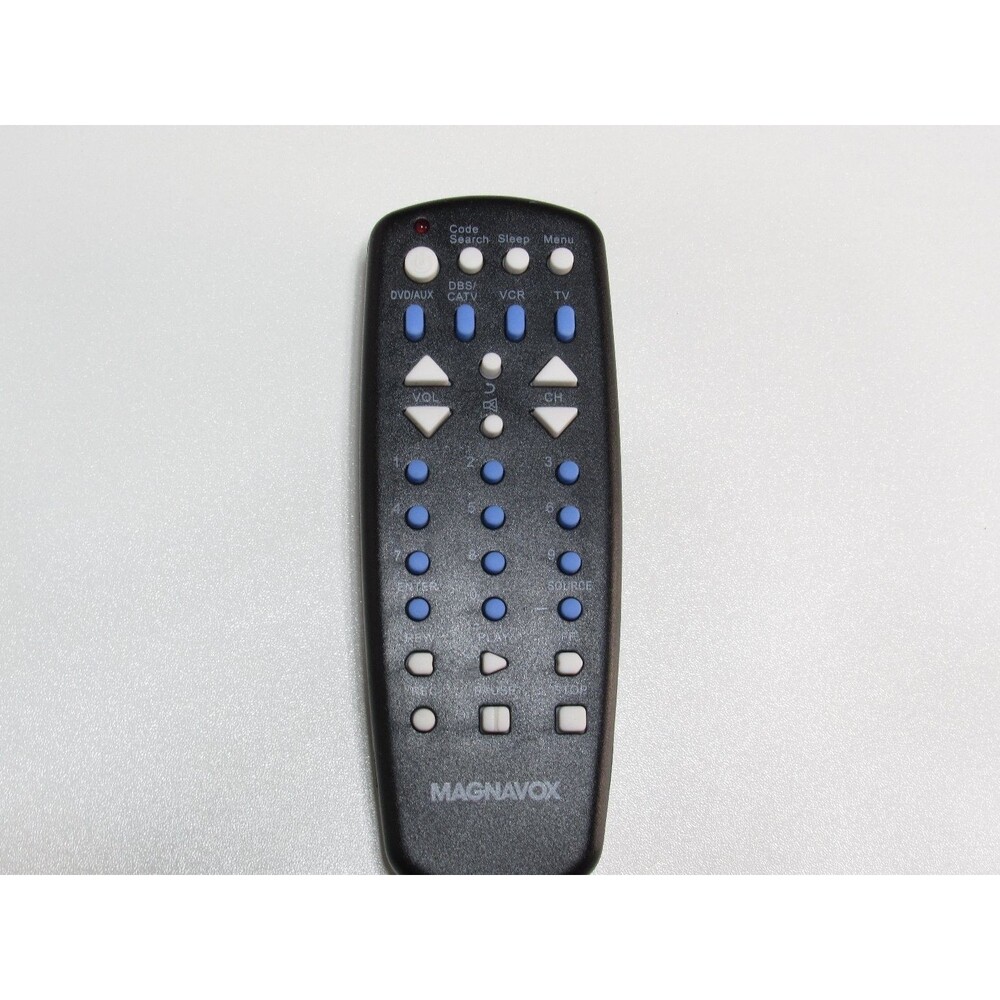 MAGNAVOX Universal Remote MC345 Black TV VCR DVD AUX DBS CATV